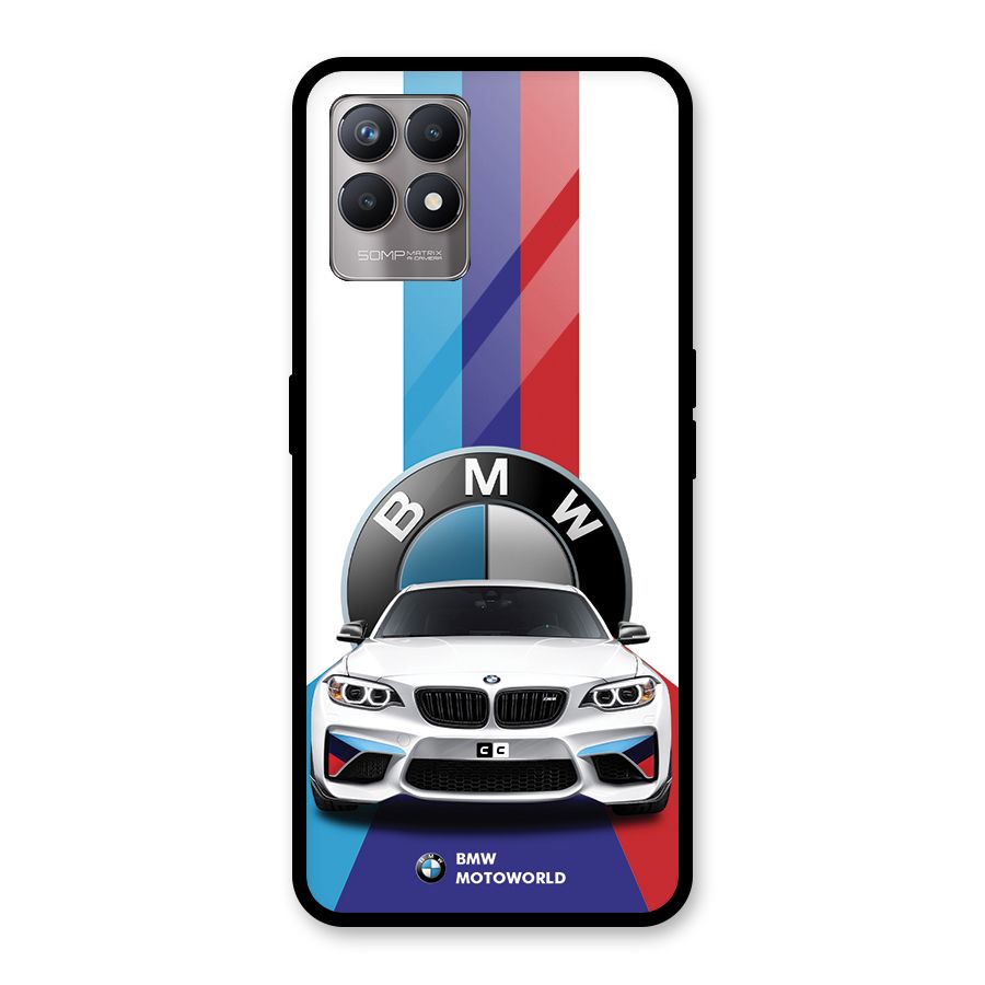 Track Supercar Glass Back Case for Realme Narzo 50