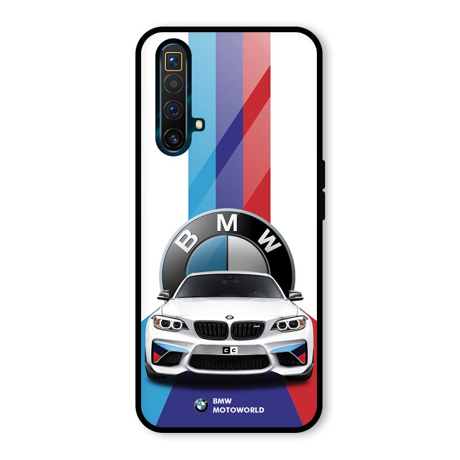 Track Supercar Glass Back Case for Realme X3