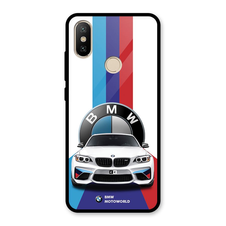 Track Supercar Glass Back Case for Redmi A2