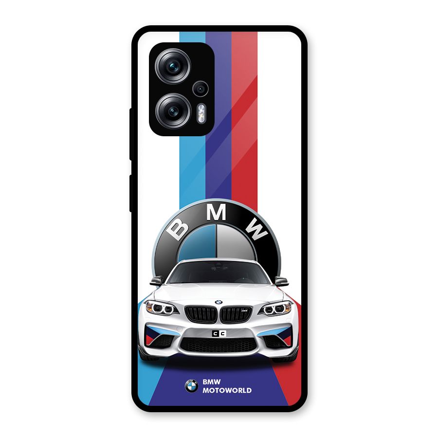 Track Supercar Glass Back Case for Redmi K50i