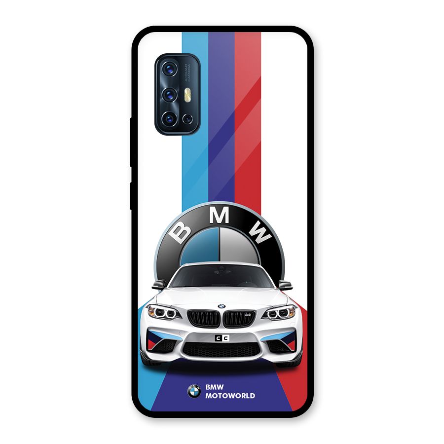 Track Supercar Glass Back Case for Vivo V17