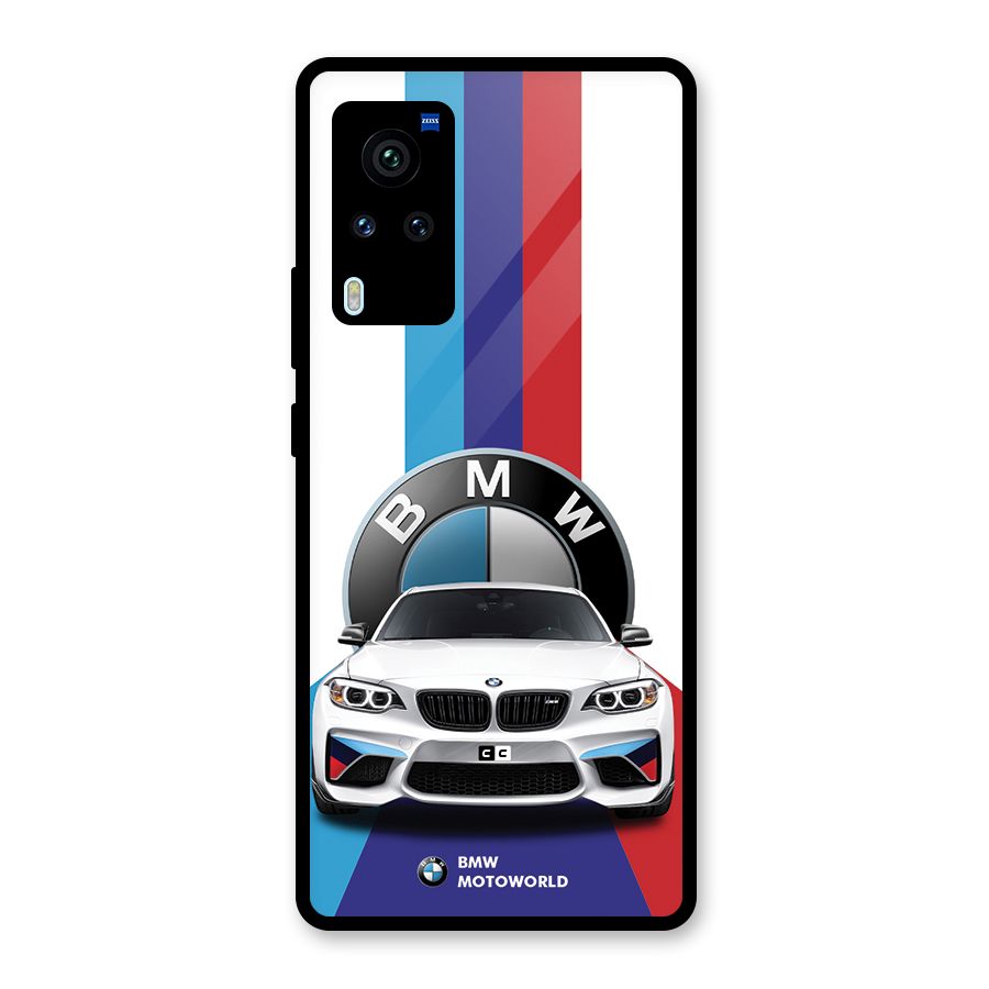 Track Supercar Glass Back Case for Vivo X60 Pro