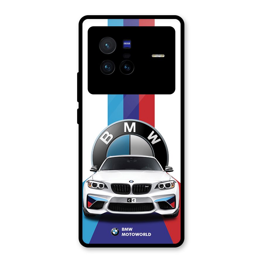 Track Supercar Glass Back Case for Vivo X80