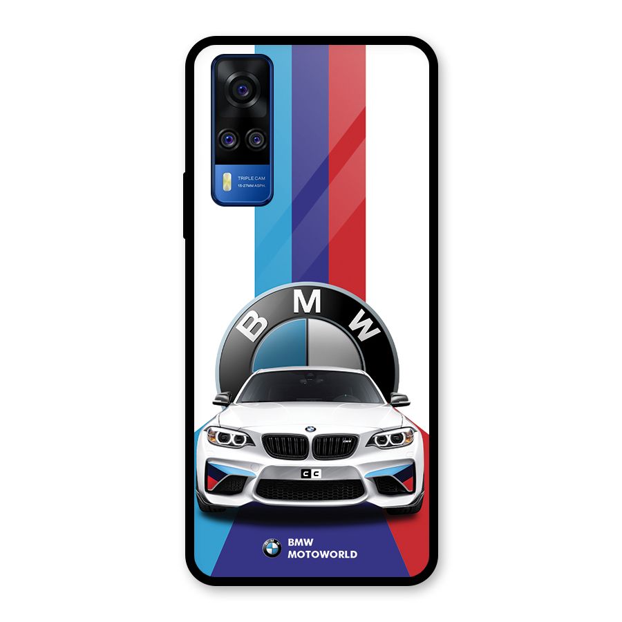 Track Supercar Glass Back Case for Vivo Y31
