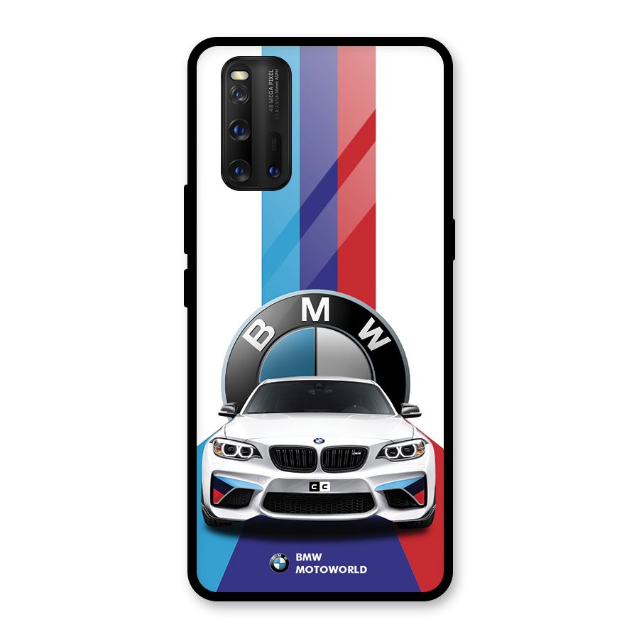 Track Supercar Glass Back Case for Vivo iQOO 3