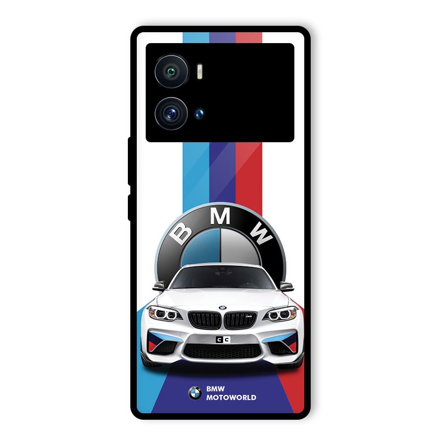 Track Supercar Glass Back Case for Vivo iQOO 9 Pro