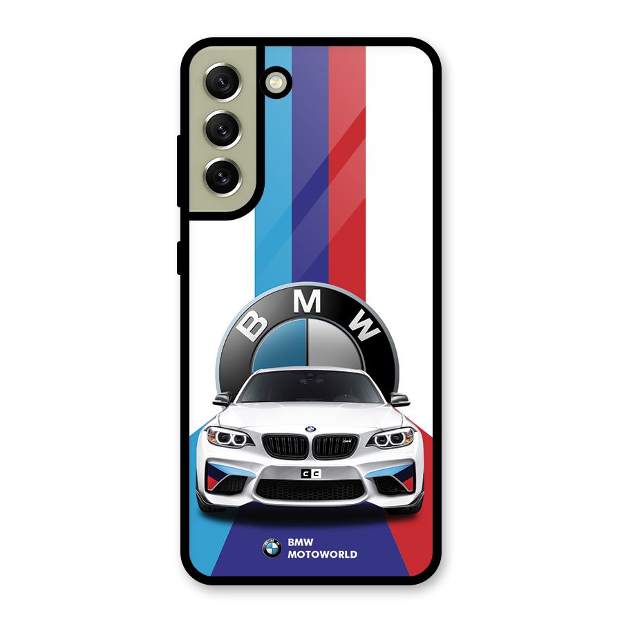 Track Supercar Metal Back Case for Galaxy S21 FE 5G (2023)