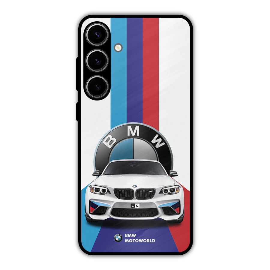 Track Supercar Metal Back Case for Galaxy S24 Plus