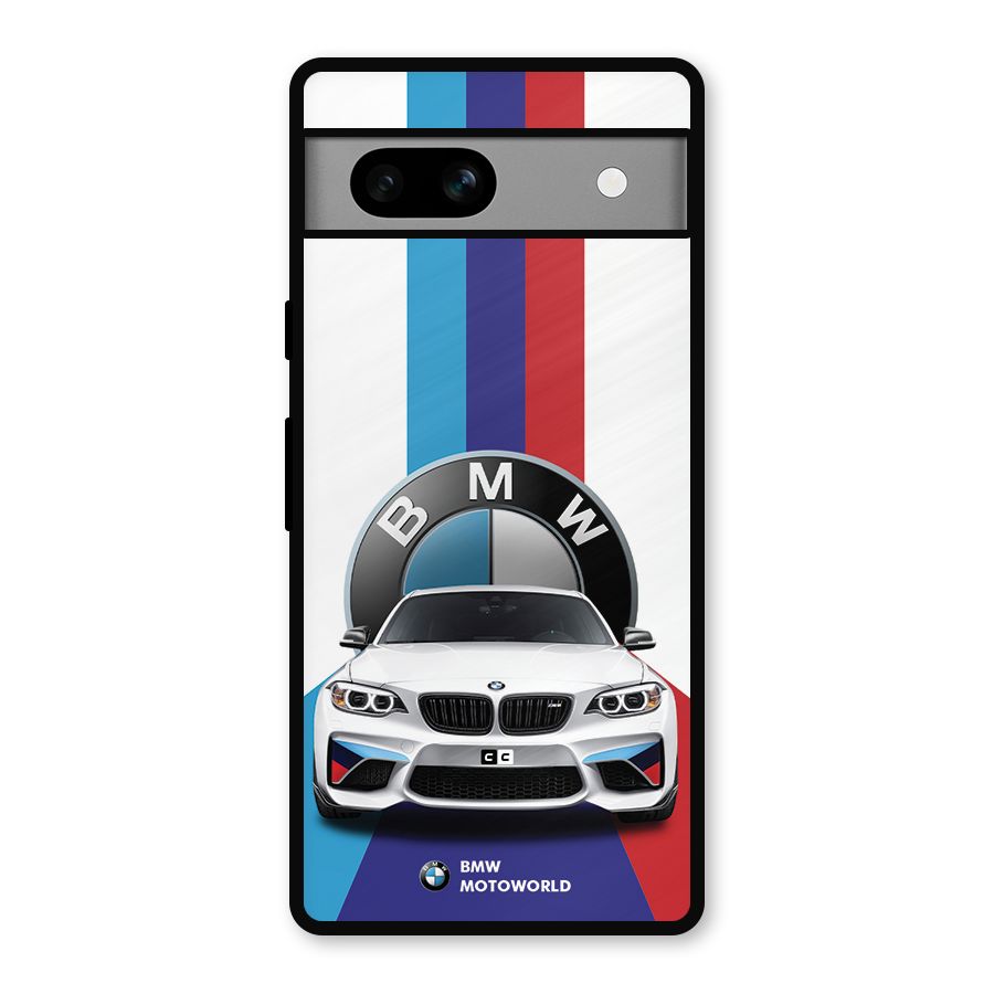 Track Supercar Metal Back Case for Google Pixel 7a