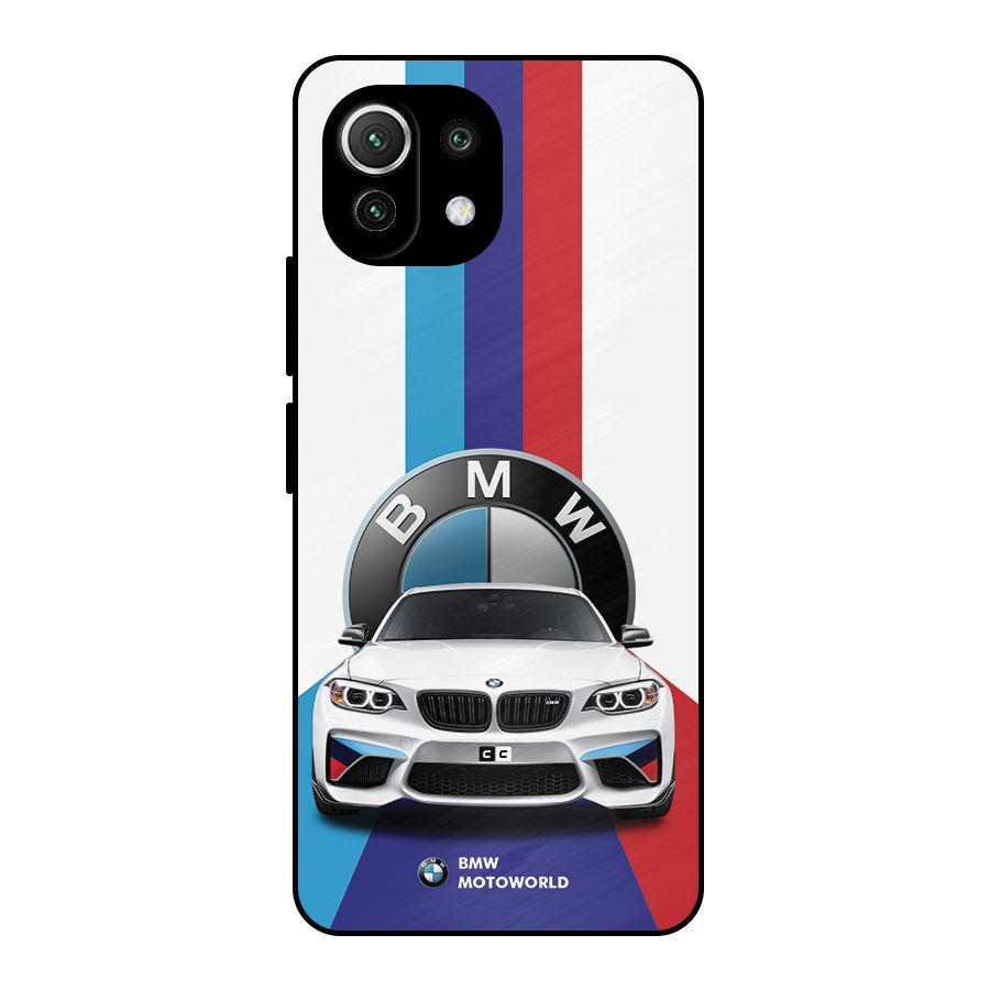 Track Supercar Metal Back Case for Mi 11 Lite