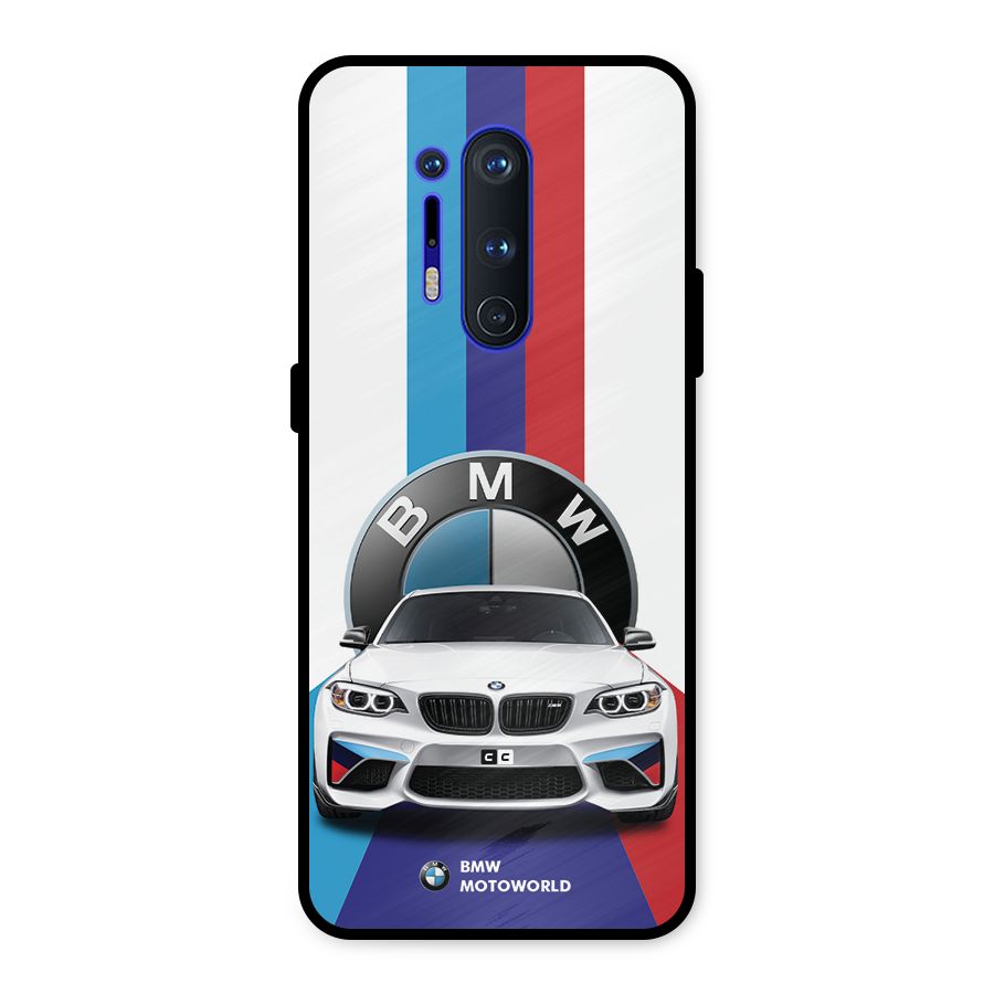 Track Supercar Metal Back Case for OnePlus 8 Pro