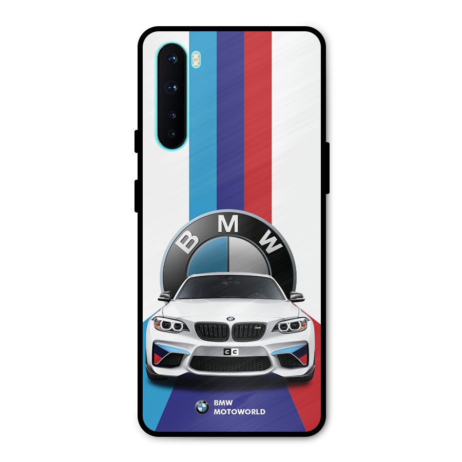 Track Supercar Metal Back Case for OnePlus Nord
