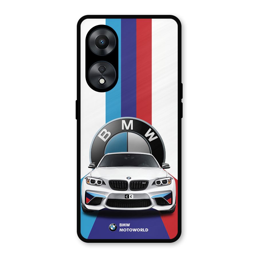Track Supercar Metal Back Case for Oppo A78