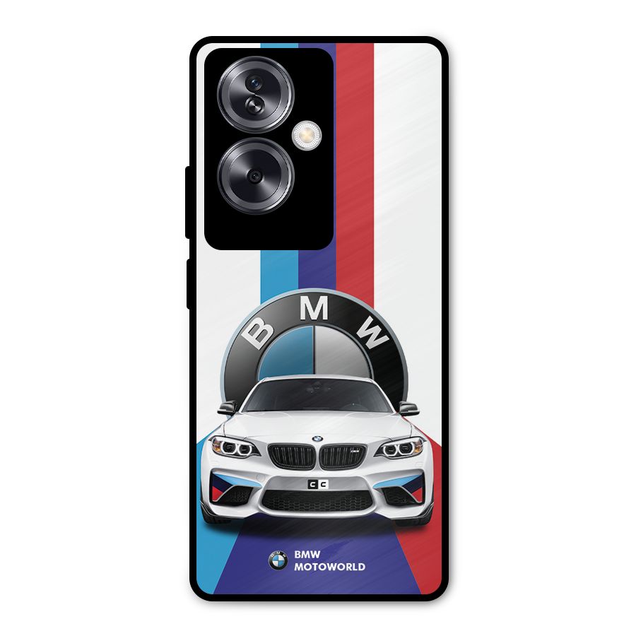 Track Supercar Metal Back Case for Oppo A79 5G
