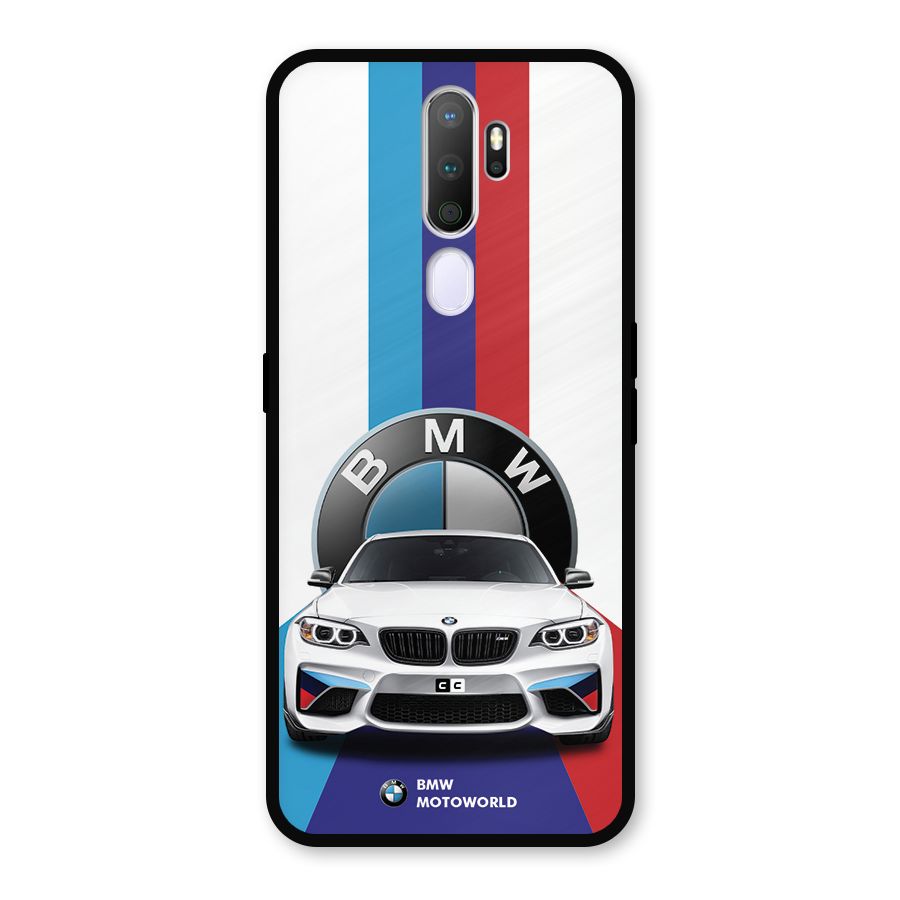 Track Supercar Metal Back Case for Oppo A9 (2020)