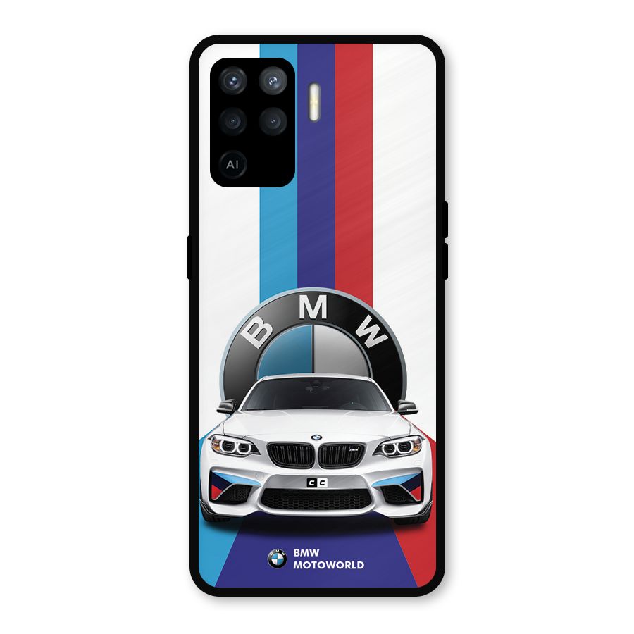 Track Supercar Metal Back Case for Oppo F19 Pro