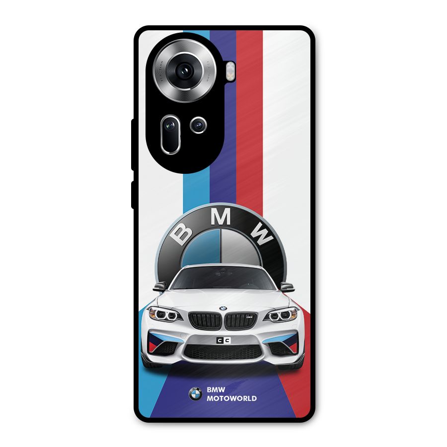 Track Supercar Metal Back Case for Oppo Reno11 5G