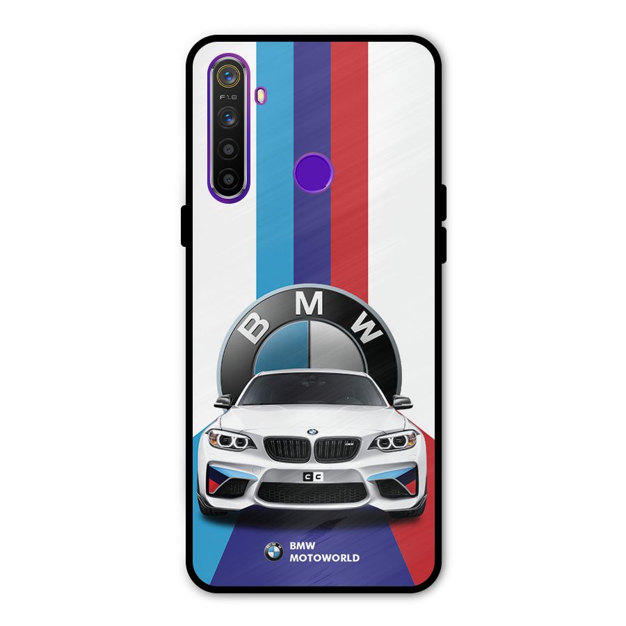 Track Supercar Metal Back Case for Realme 5i