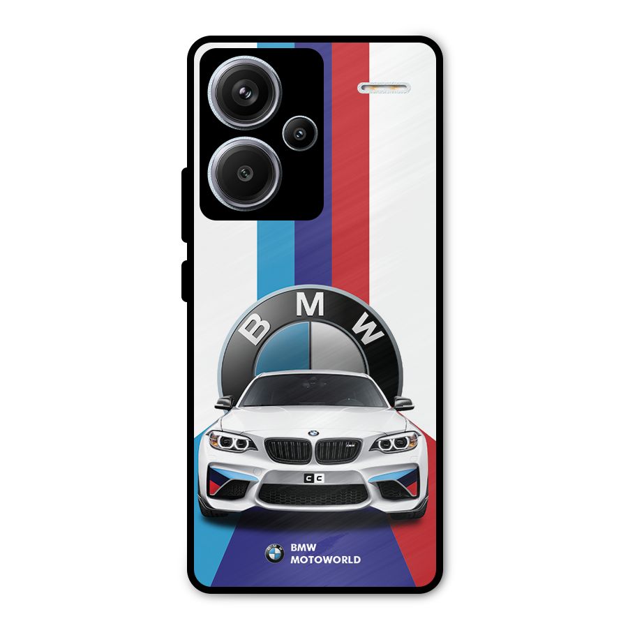 Track Supercar Metal Back Case for Redmi Note 13 Pro Plus