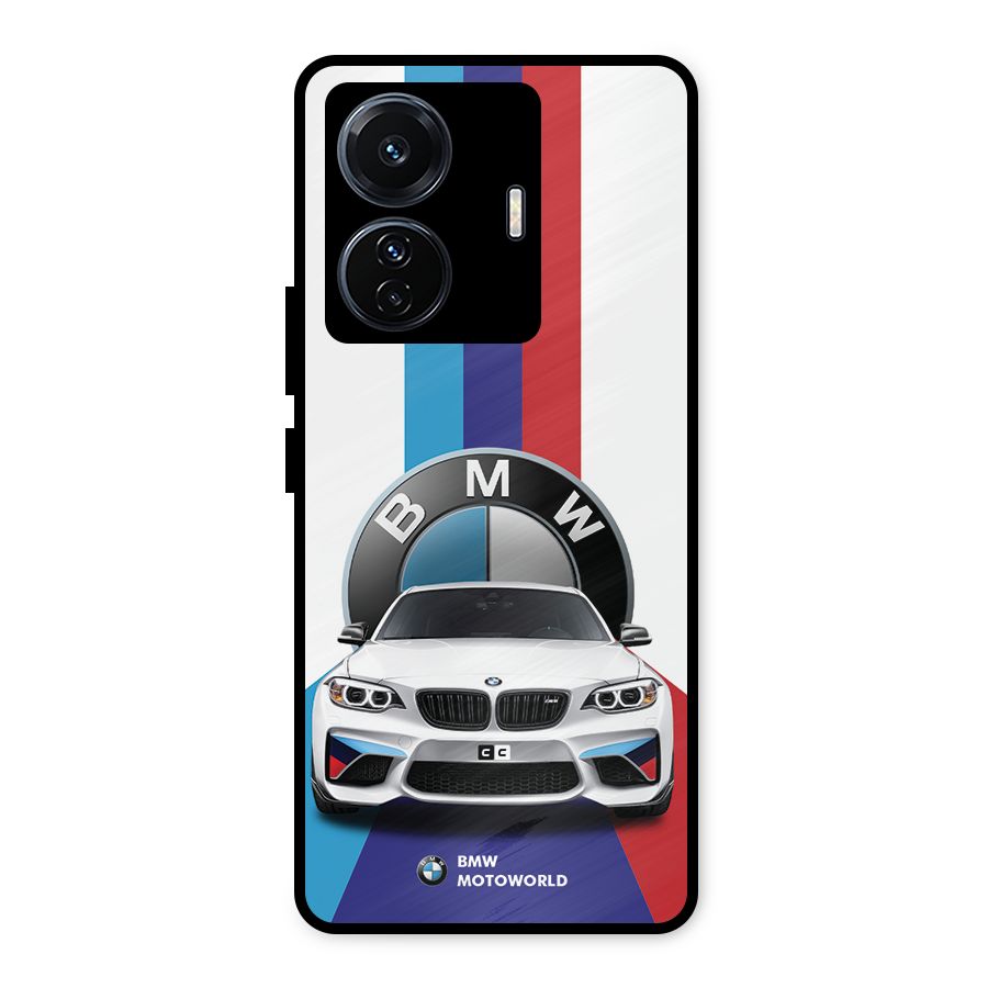 Track Supercar Metal Back Case for Vivo T1 Pro