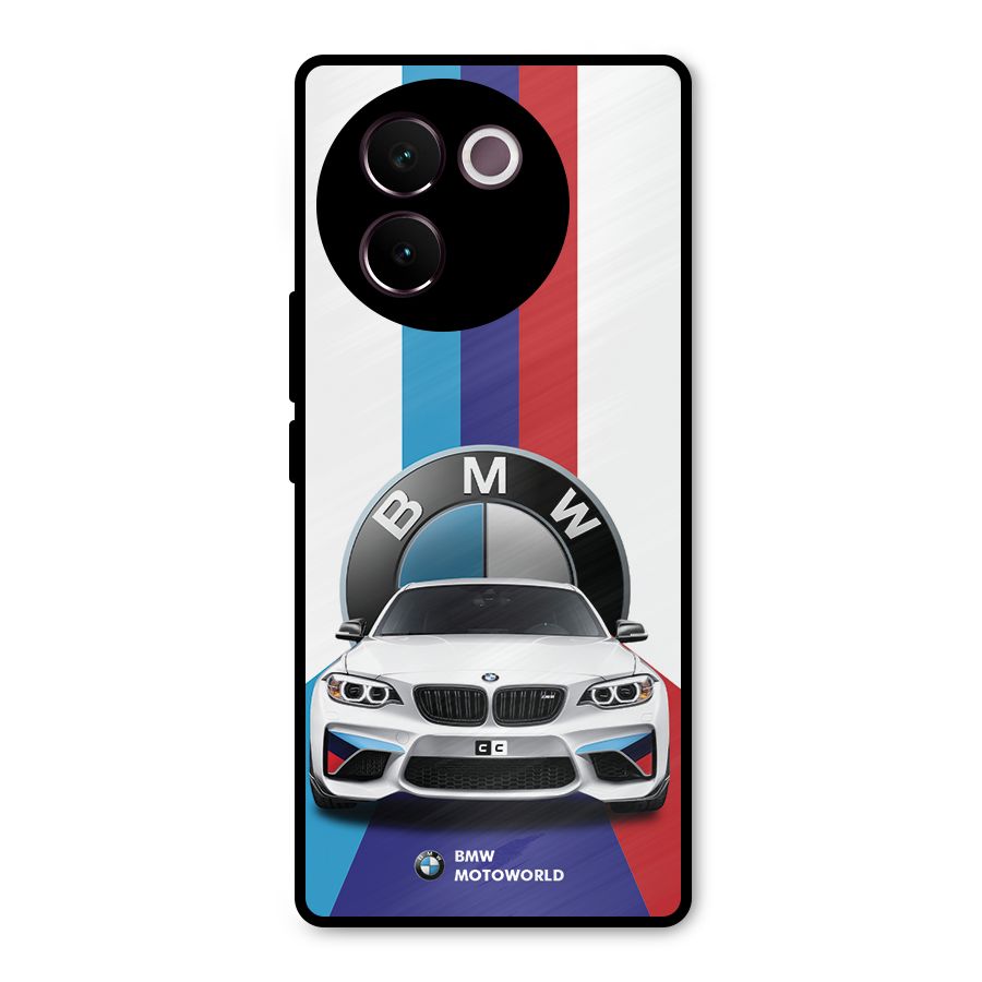 Track Supercar Metal Back Case for Vivo V30e