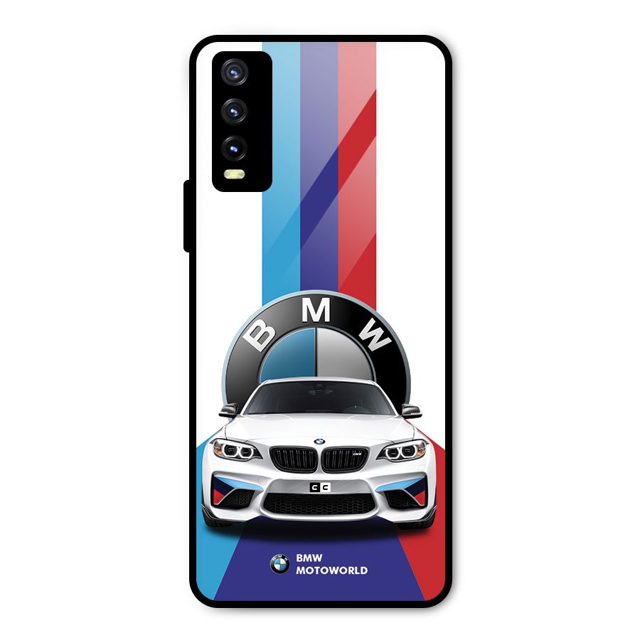 Track Supercar Metal Back Case for Vivo Y20