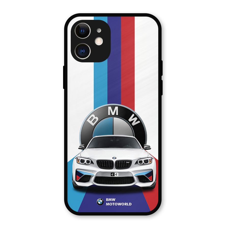 Track Supercar Metal Back Case for iPhone 12