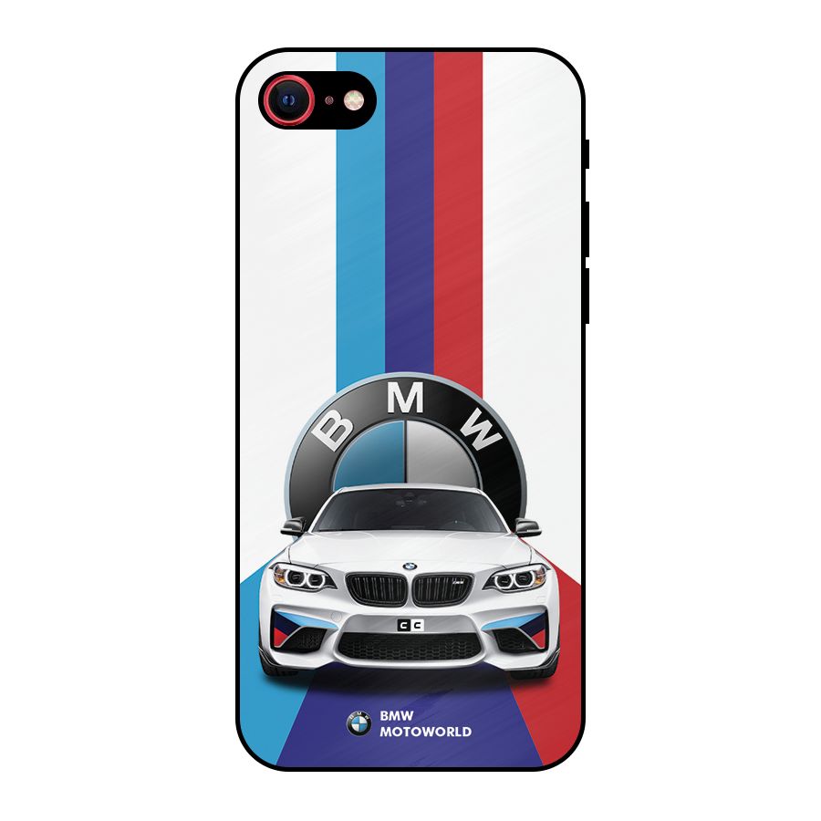 Track Supercar Metal Back Case for iPhone SE 2022
