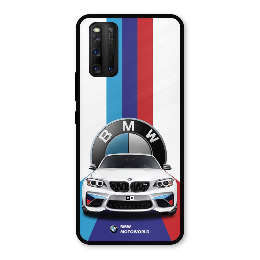 Track Supercar Metal Back Case for iQOO 3