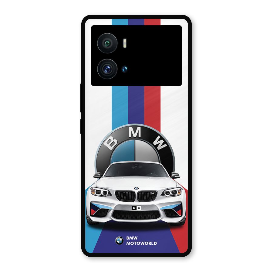 Track Supercar Metal Back Case for iQOO 9 Pro