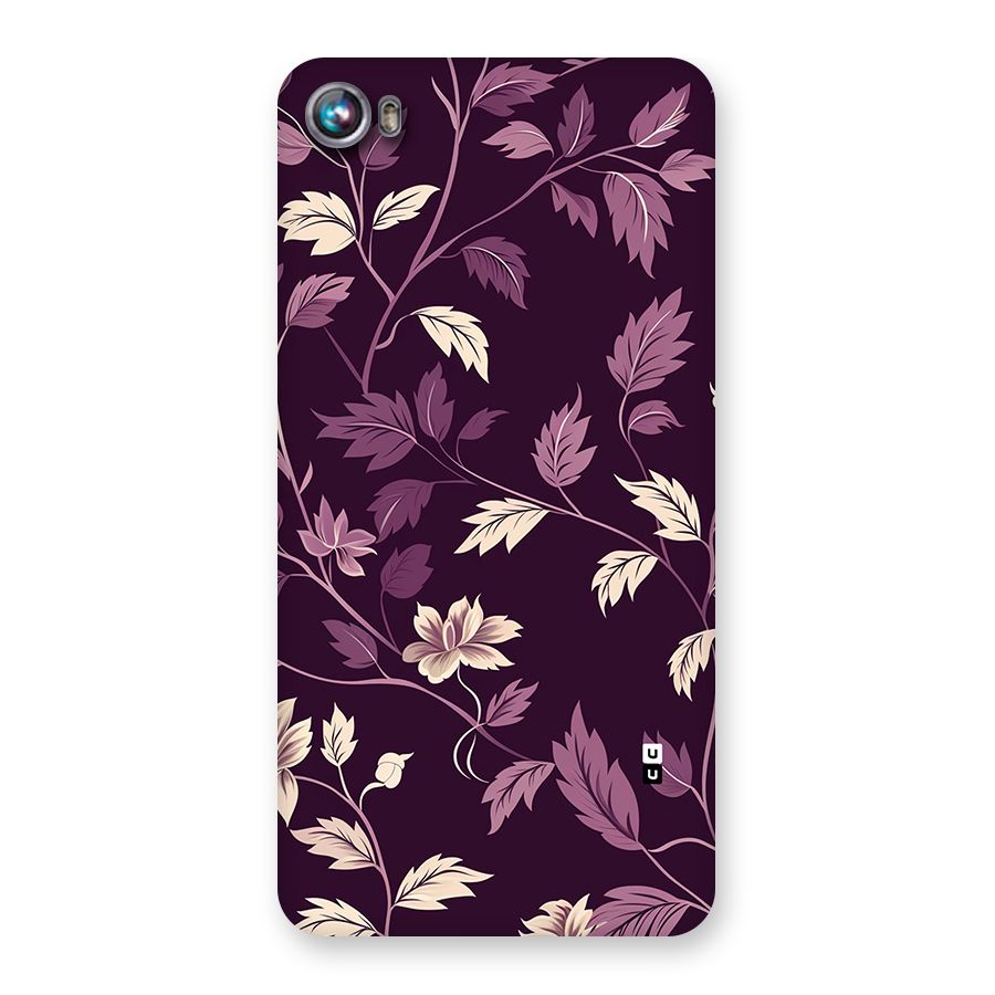 Traditional Florals Back Case for Canvas Fire 4 (A107)