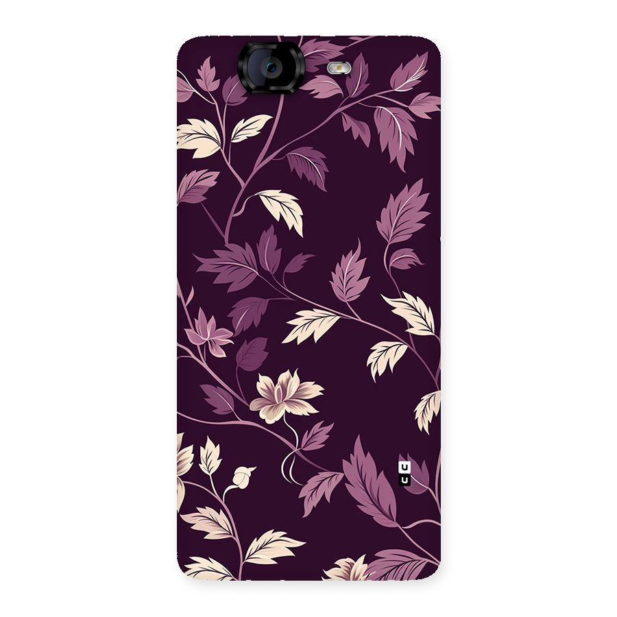 Traditional Florals Back Case for Canvas Knight A350