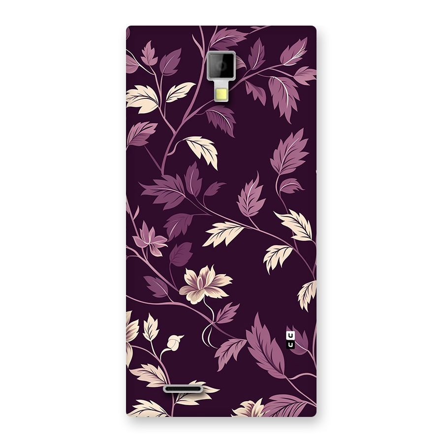 Traditional Florals Back Case for Canvas Xpress A99