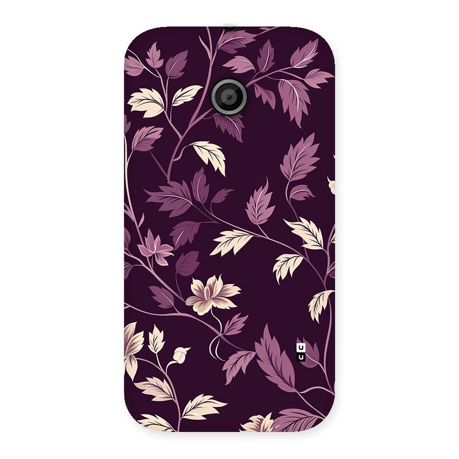 Traditional Florals Back Case for Moto E