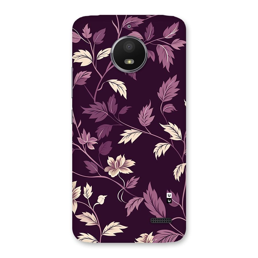 Traditional Florals Back Case for Moto E4
