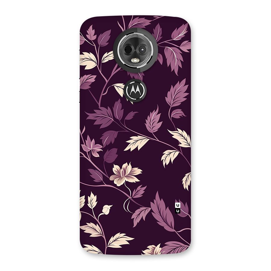 Traditional Florals Back Case for Moto E5 Plus
