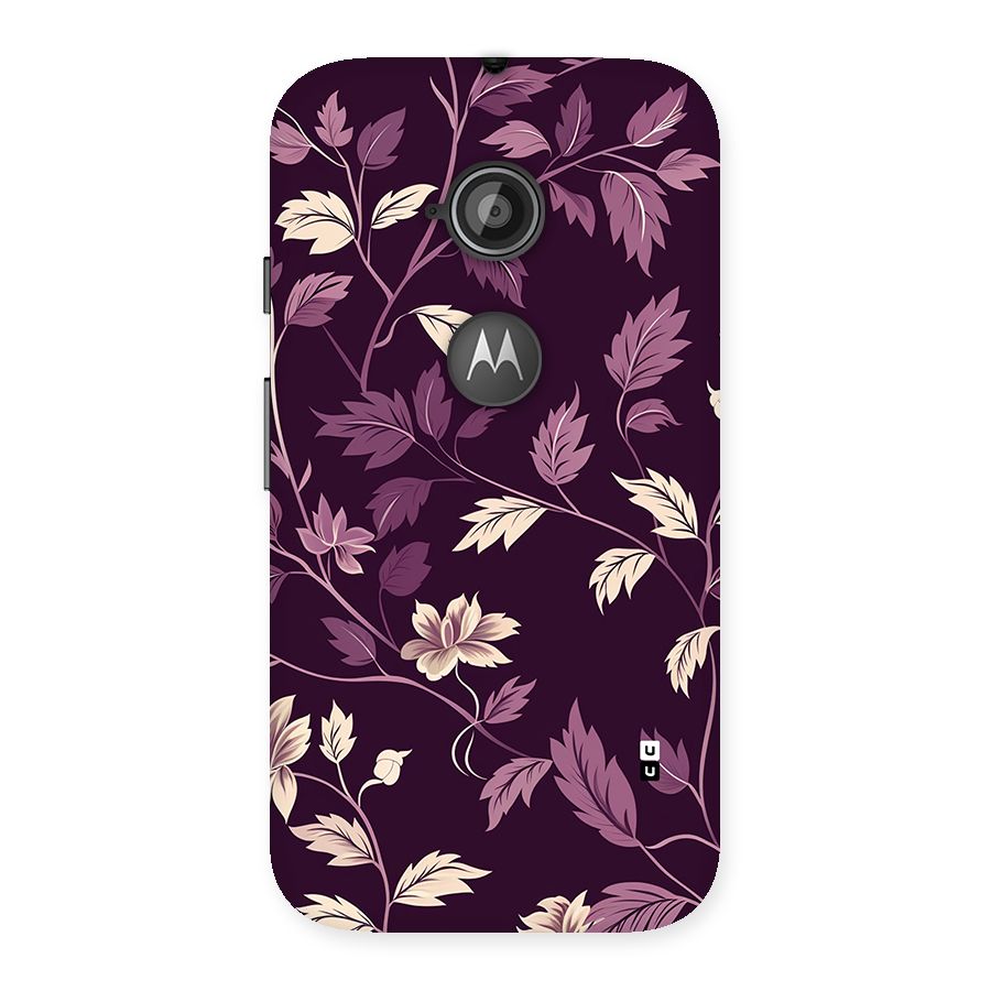 Traditional Florals Back Case for Moto E 2nd Gen