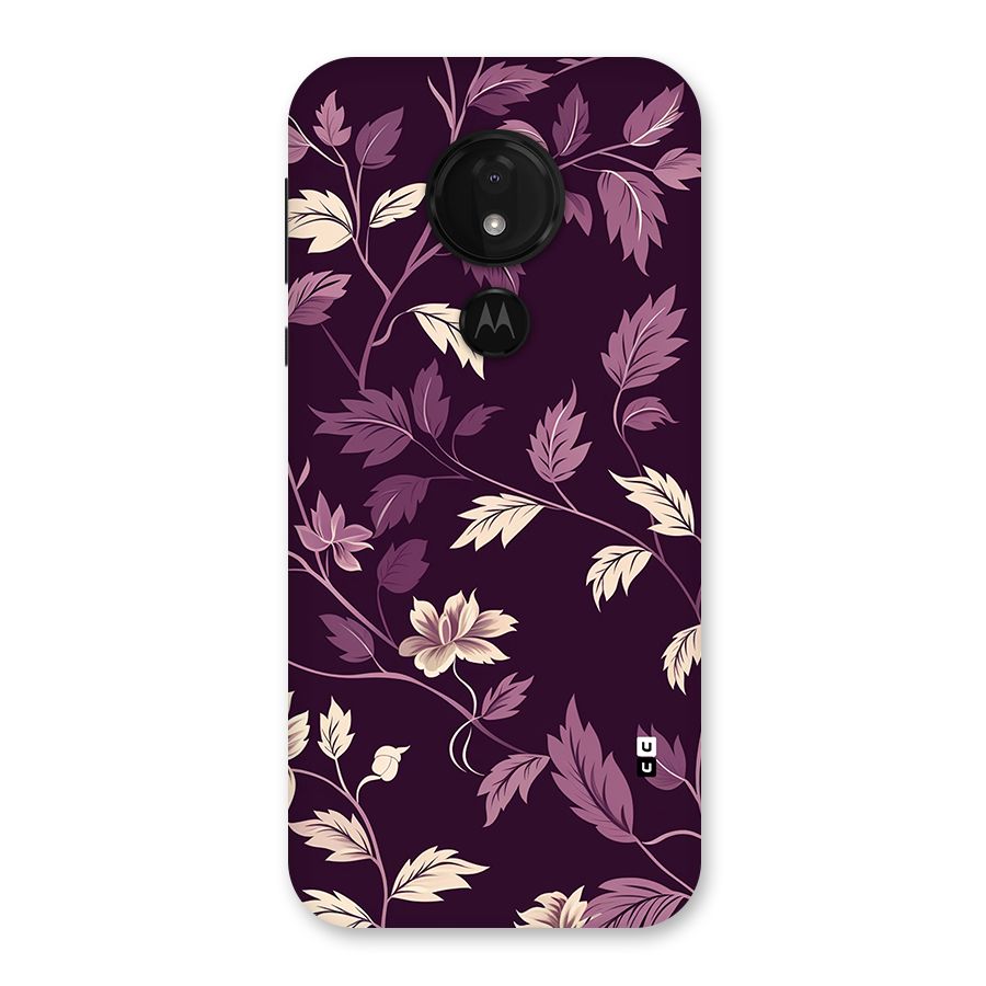Traditional Florals Back Case for Moto G7 Power
