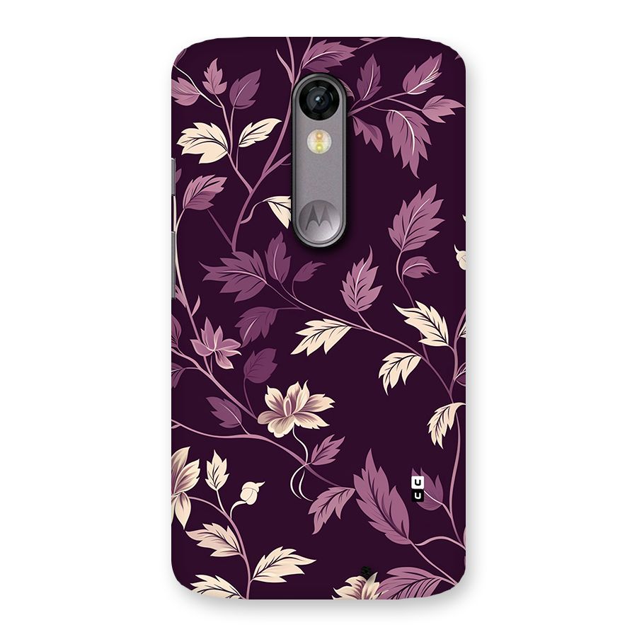 Traditional Florals Back Case for Moto X Force