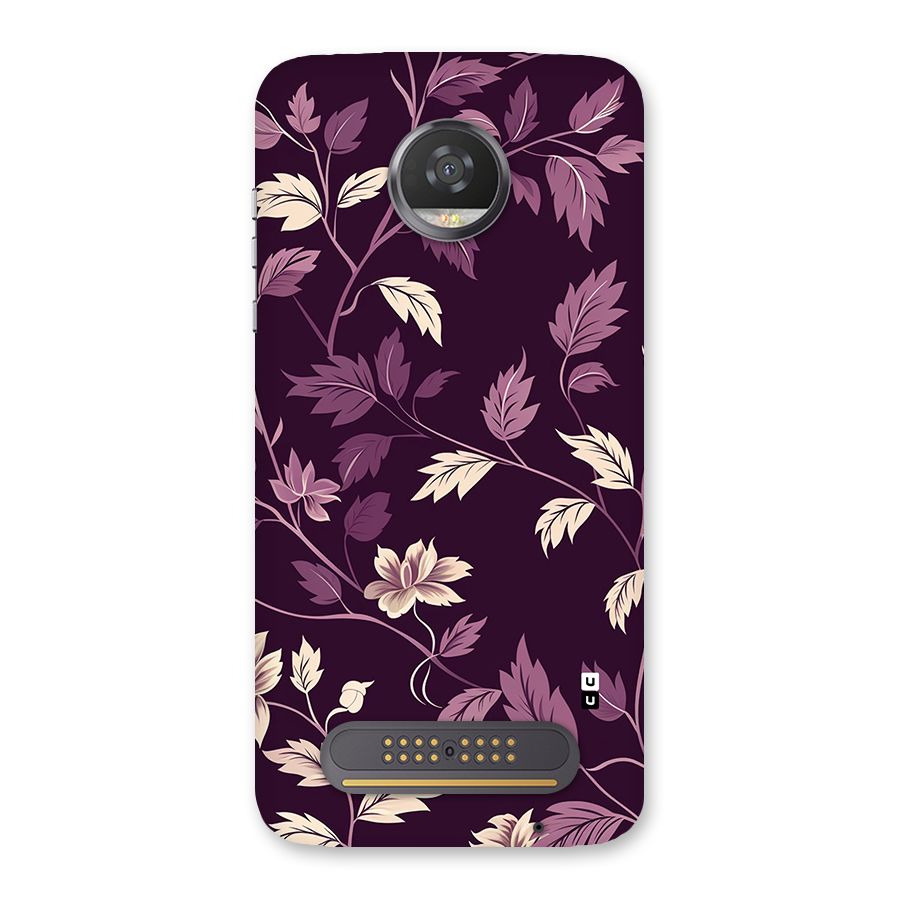 Traditional Florals Back Case for Moto Z2 Play