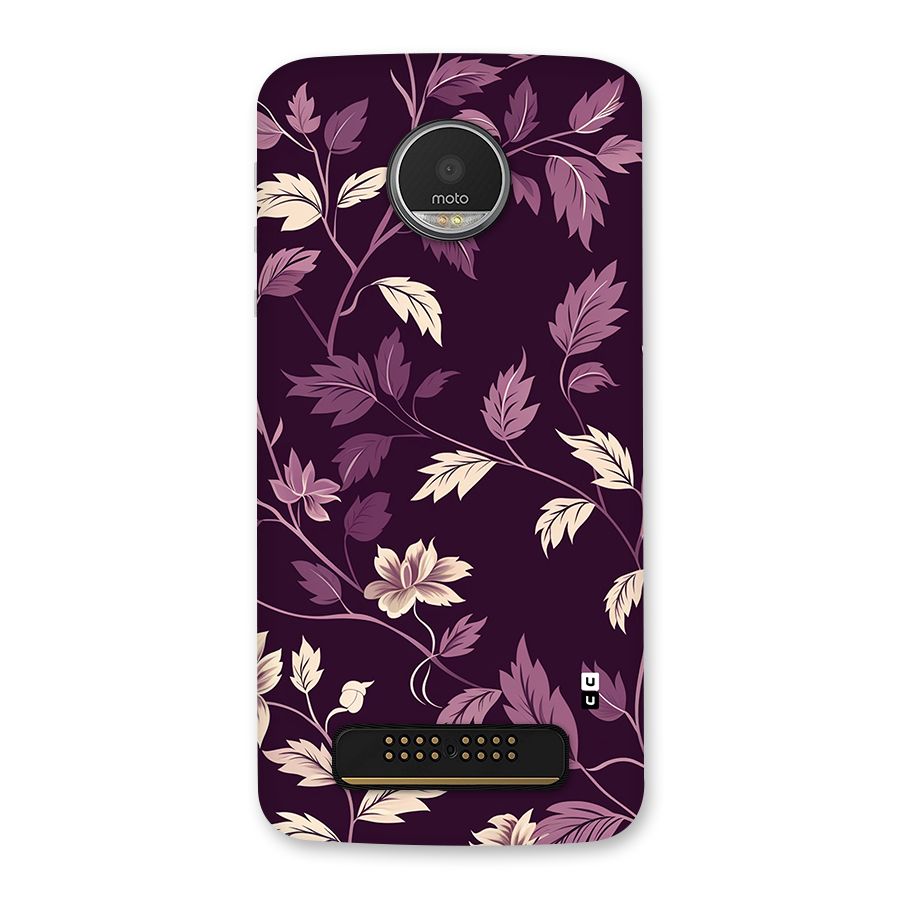 Traditional Florals Back Case for Moto Z Play