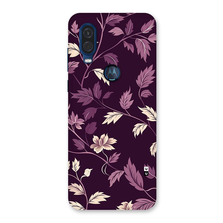 Traditional Florals Back Case for Motorola One Vision