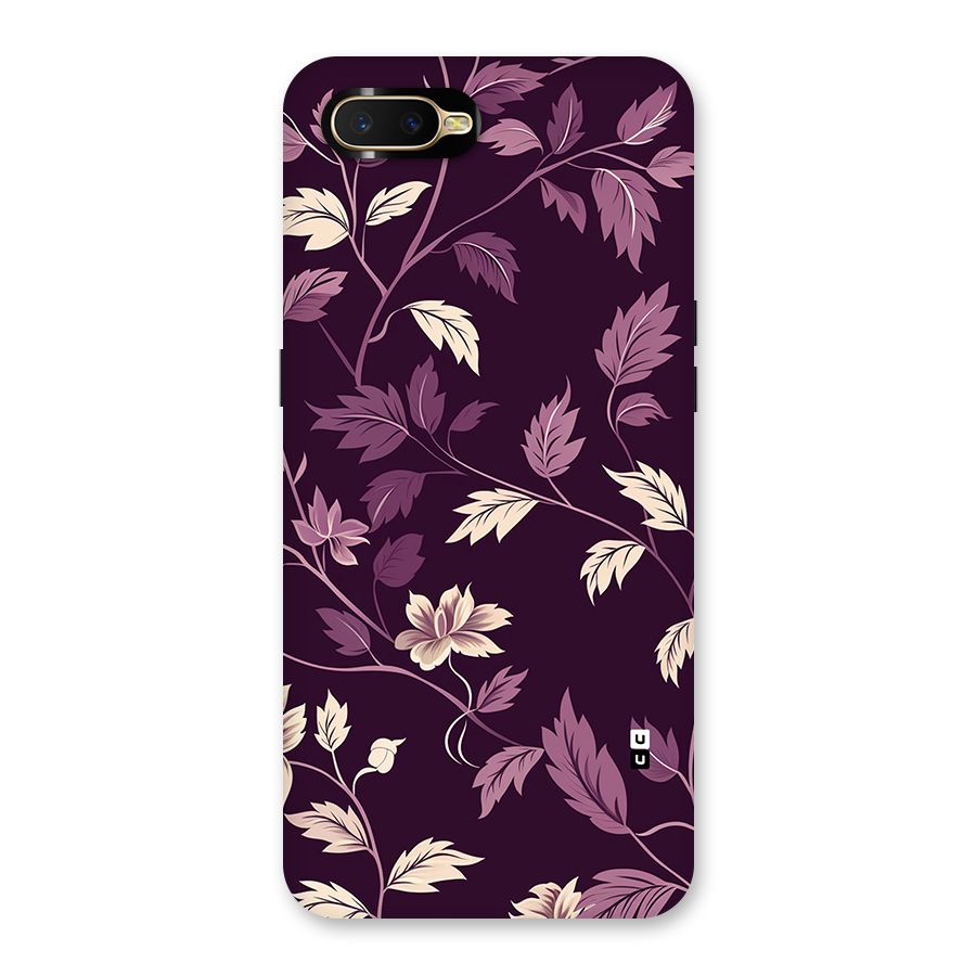 Traditional Florals Back Case for Oppo K1