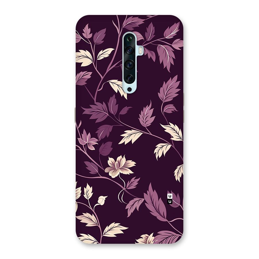 Traditional Florals Back Case for Oppo Reno2 F