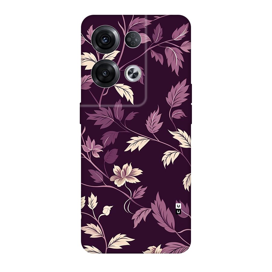 Traditional Florals Back Case for Oppo Reno8 Pro 5G