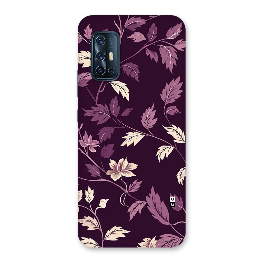 Traditional Florals Back Case for Vivo V17