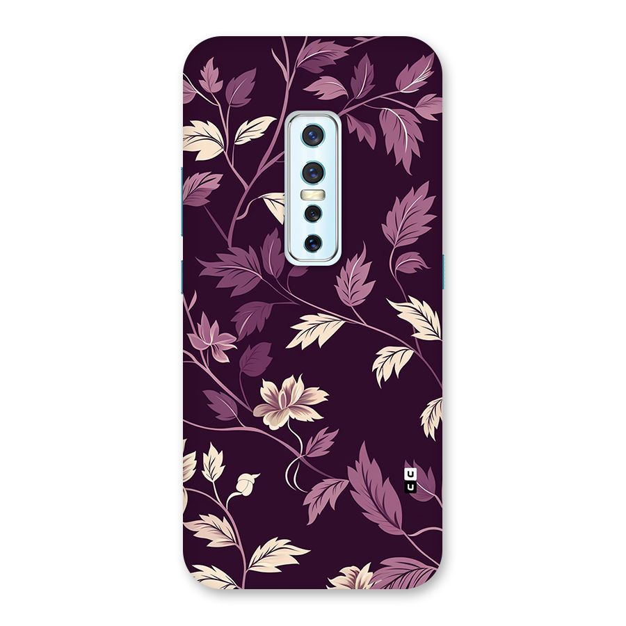 Traditional Florals Back Case for Vivo V17 Pro