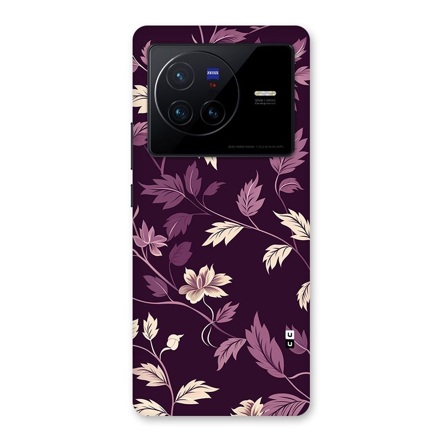 Traditional Florals Back Case for Vivo X80