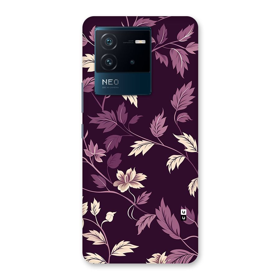 Traditional Florals Back Case for Vivo iQOO Neo 6 5G