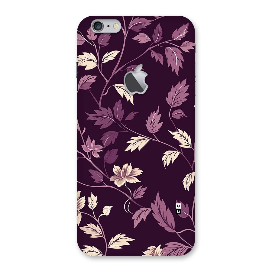 Traditional Florals Back Case for iPhone 6 Plus 6S Plus Logo Cut